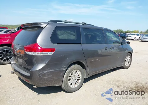 2013 Toyota Sienna Xle V6 8 Passenger из США, поврежденный, VIN 5TDYK3DC4DS283900